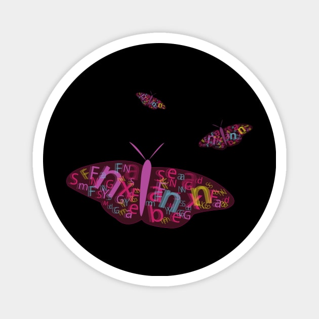 Butterfly Magnet by dddesign